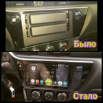 Магнитола для Toyota Fortuner 2015-2022, Corolla 2016-2018 - Roximo RD-1115D на Android 9, 8-ядер, 4ГБ-32ГБ