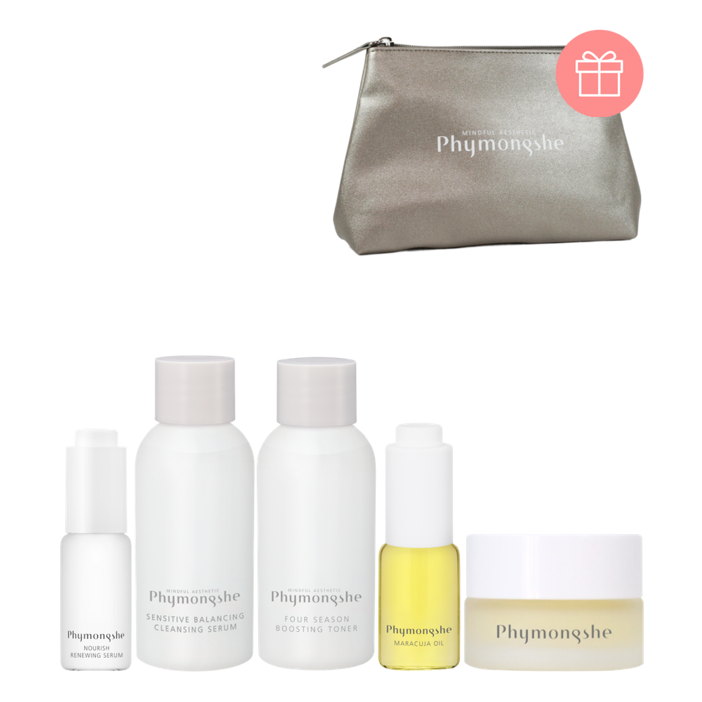 Phymongshe Набор «5 шагов к идеальной коже» 50+55+10+8+5мл