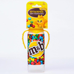 5399868 Бутылочка для кормления «Драже M&B» 250 мл цилиндр, с ручками