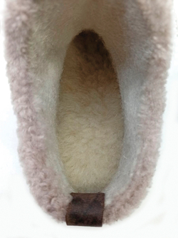 Ботильоны меховые "PERL"