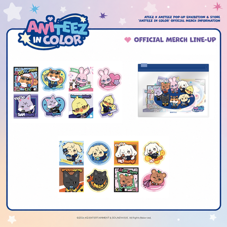 Набор вырезанных стикеров ANITEEZ FLAKE STICKER SET