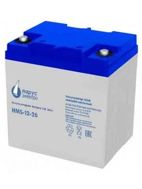 Аккумуляторы Парус Электро HMS-12-26 - изображение 1 Аккумуляторы Парус Электро HMS-12-26 - фото 1