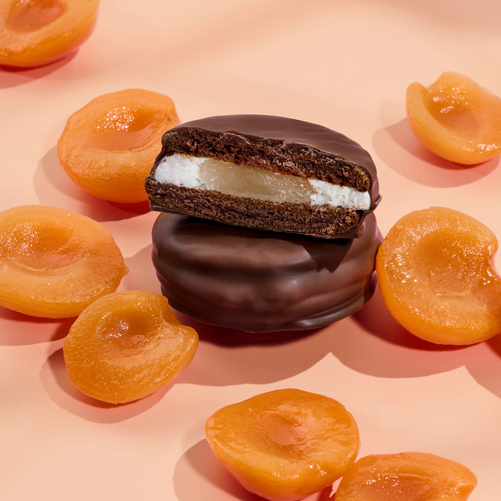 Микс печенья с джемом 3шт Шоколад, Апельсин, Абрикос