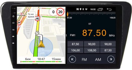 Магнитола для Skoda Octavia A7 2013-2020 - Parafar PF993LUX1FHD на Android 13, 8-ядер, 2Гб+32Гб, CarPlay, 4G SIM-слот