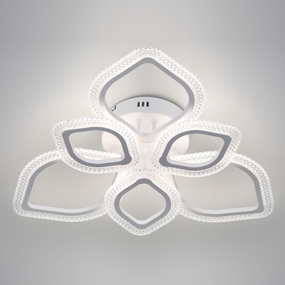 Светильник потолочный светодиодный Rivoli Megan 6110-107 106 Вт LED 2800К - 6200К модерн с пультом | Интерьерные светодиодные светильники