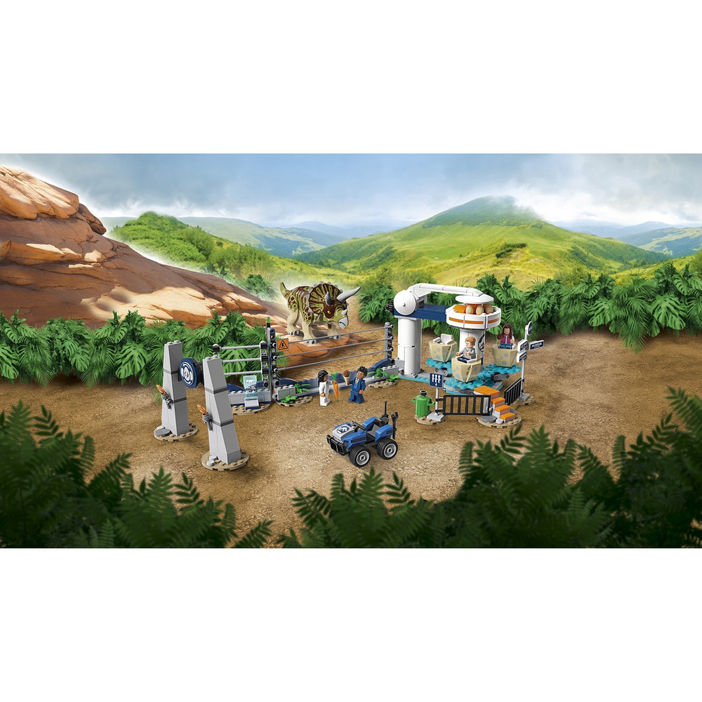 LEGO Jurassic World: Нападение трицератопса 75937 — Triceratops Rampage — Лего Мир Юрского периода