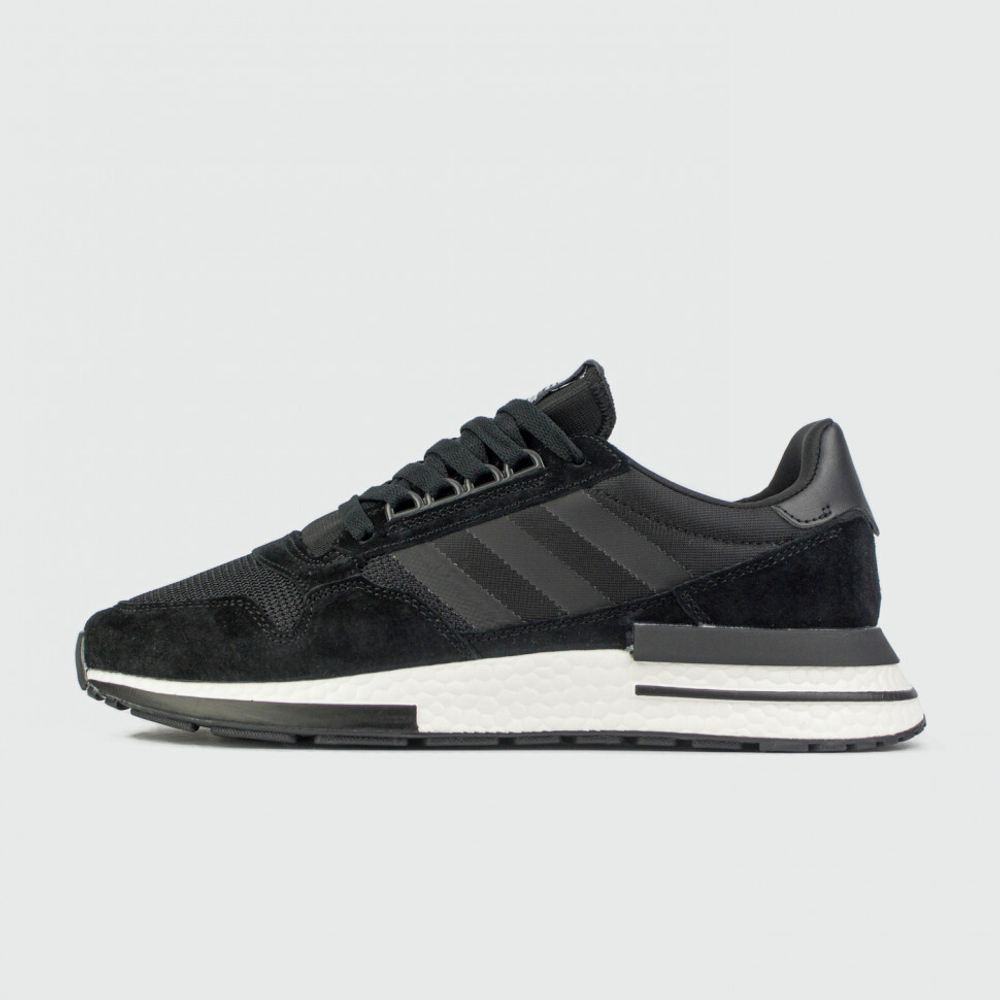 кроссовки Adidas ZX 500 Boost Black / White Wmns