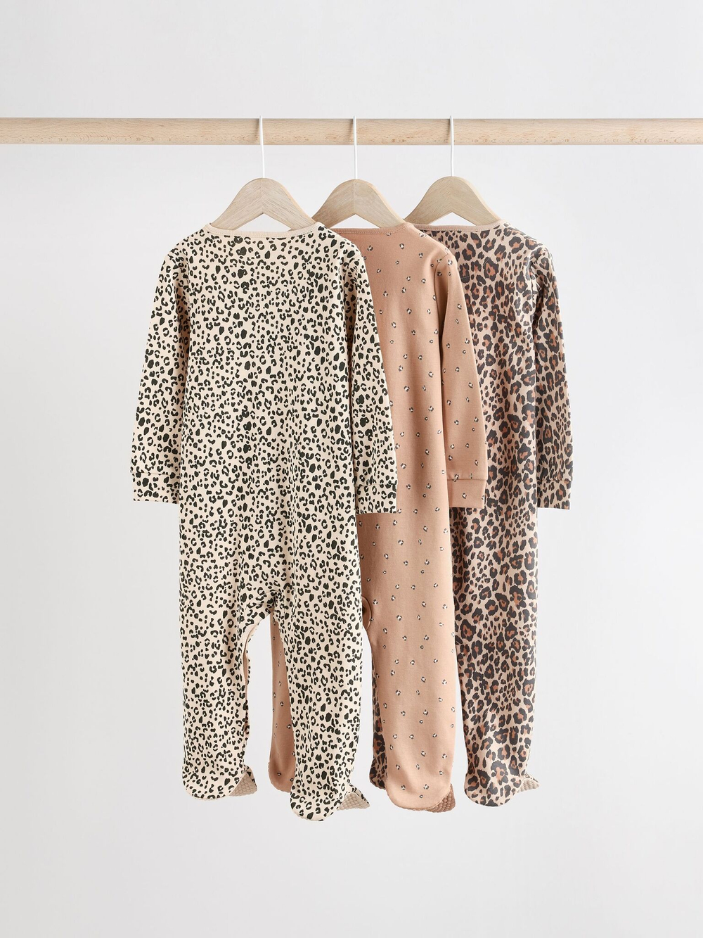 Комбинезон / Cлип для малышей Next E92-933, 3 шт., Бежевый