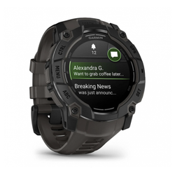 Умные часы Garmin Instinct 3 50mm Amoled Black with Charcoal Silicone 010-03020-40