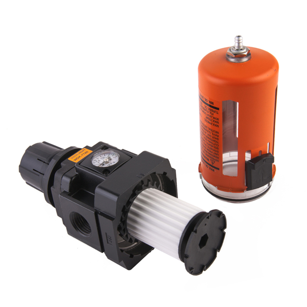 WDK-7740 Фильтр-масловлагоотделитель  1/2"с регулятором и манометром