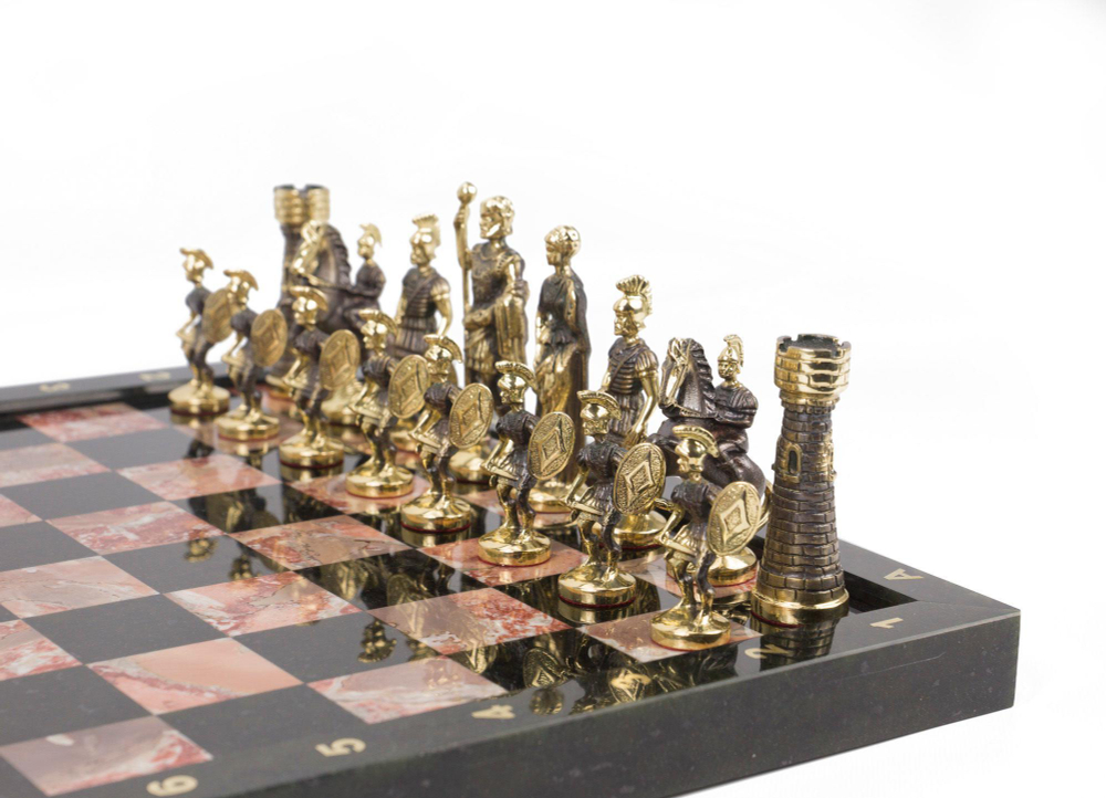 Шахматы "Римские" бронза креноид 360х360 мм  R117808