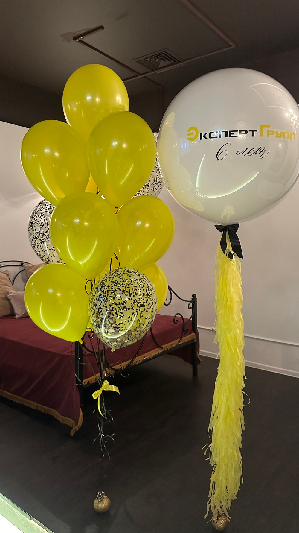 Воздушные шары с логотипом организации №3049