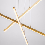 739132 Люстра PALLA 36W LED 1620LM ЗОЛОТО 3000K