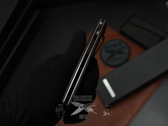 Складной нож Городской универсальный НОКС "Капитан", сталь Д2 333-100407 c клинком из стали D2, рукоять Stainless Steel