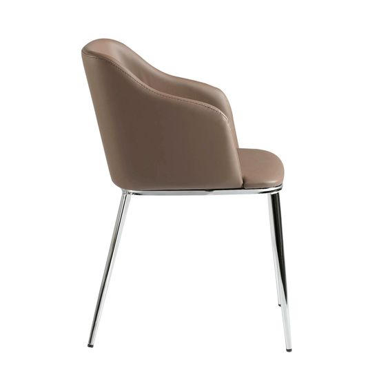 Стул F3201 /4022 экокожа цвет коричневый Испания