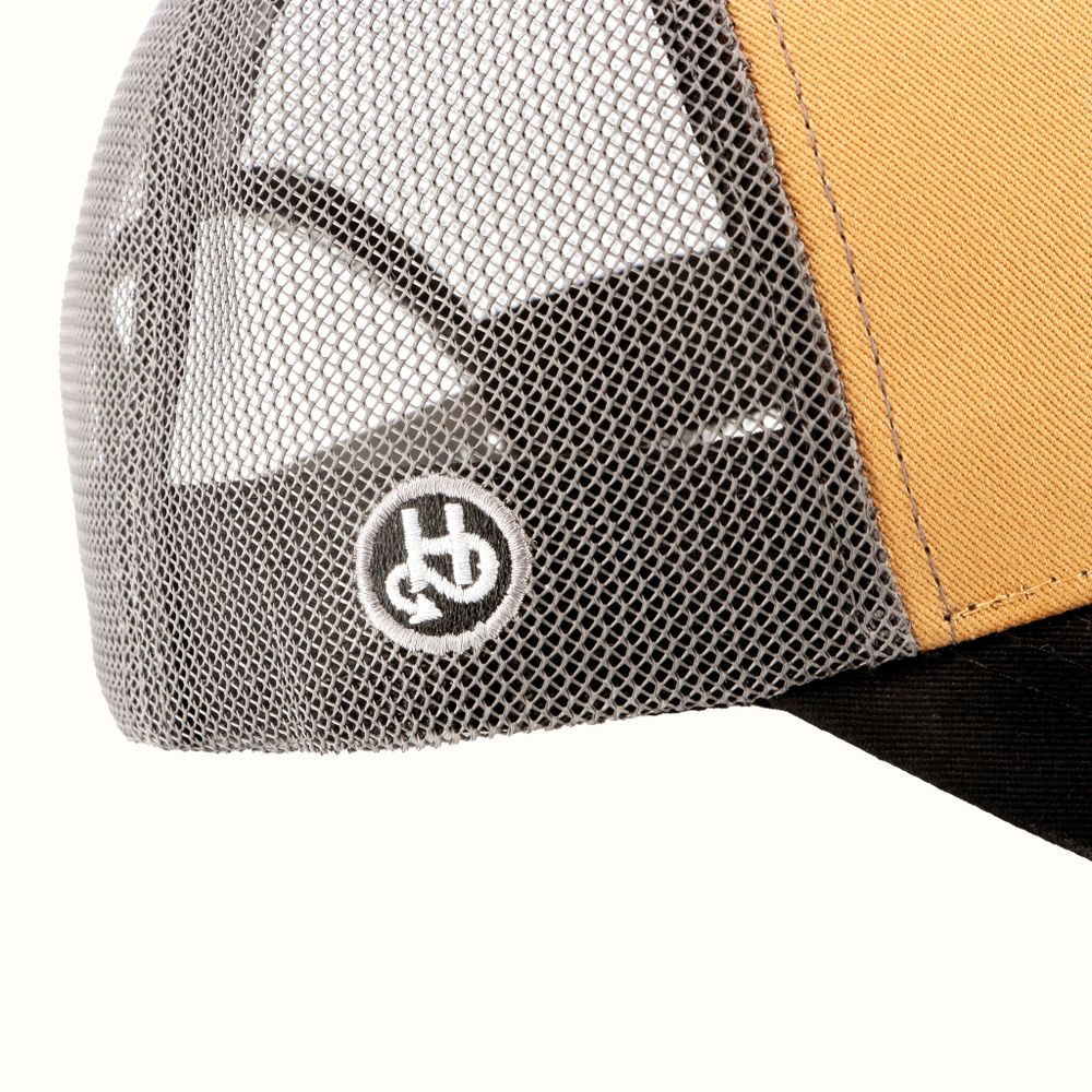 Casquette Trucker Patch / Черно-коричневый