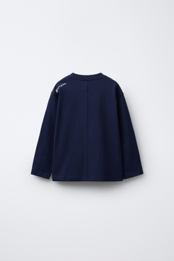 ZARA Х CHAMPION ® С ПРИНТОМ «КРОКОДИЛ», СИНИЙ