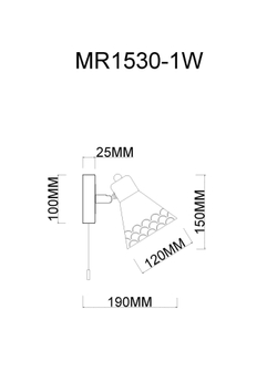 Бра MyFar Chilly MR1530-1W