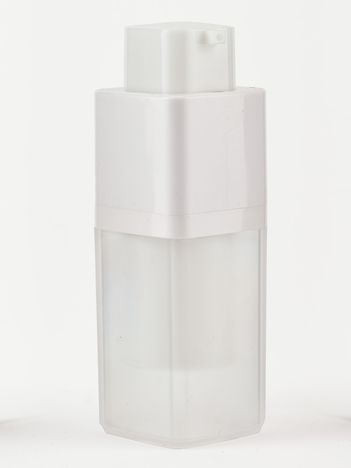 Вакуумный дозатор квадратный матовый/белый