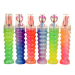 Лизун в колбе 380г с куклой, 4 цвета микс, с-30810