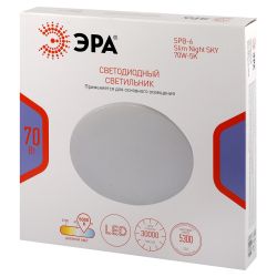 Светильник потолочный светодиодный ЭРА Классик без ДУ SPB-6 Slim Night SKY 70W-5K 5000K