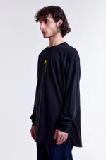 Лонгслив Гербарий Одуванчик Синий