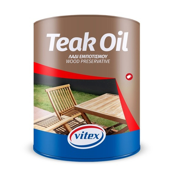 VITEX TEAK OIL - масло пропитка, обогащённое воском. Защищает и освежает поверхности твердых пород дерева, для внутреннего и наружного применения. Высокая стойкость к неблагоприятным погодным условиям.