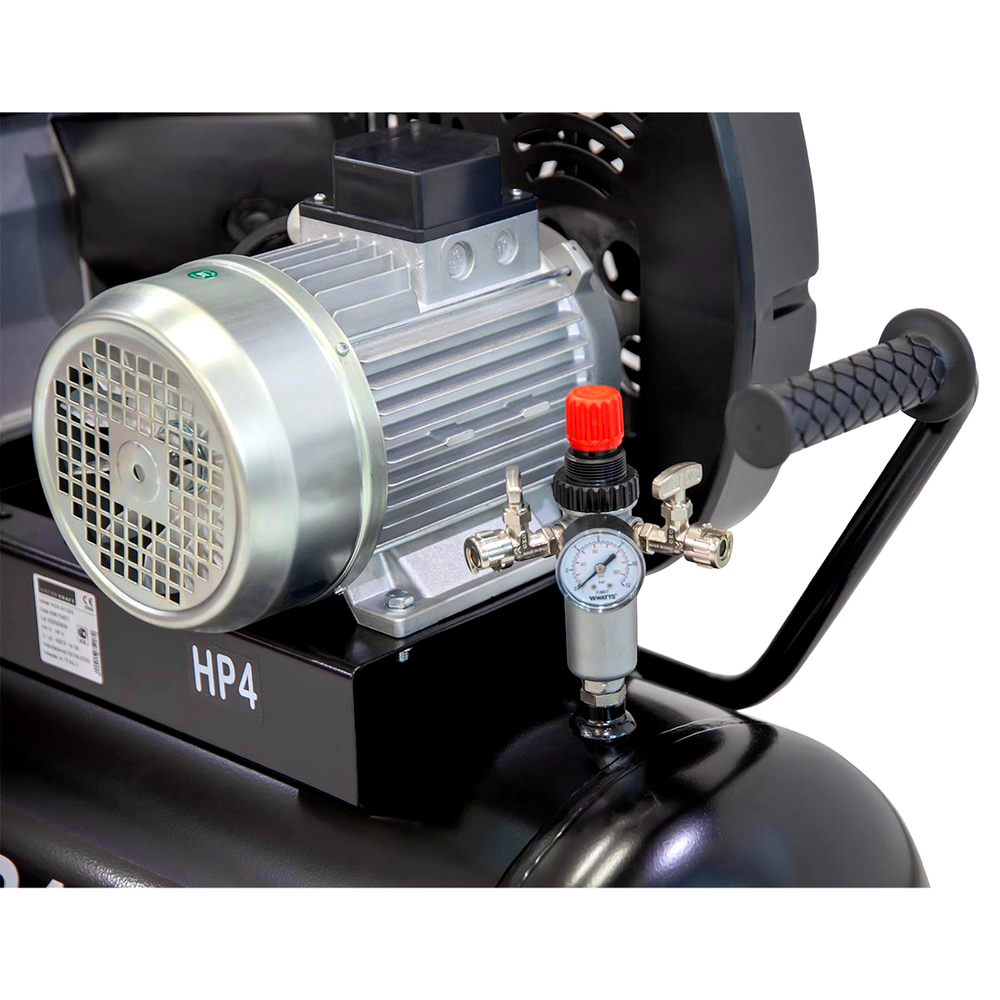 WDK-91054 Компрессор поршневой с ременным приводом: 541 л/мин, 3 КВт, 380 В, ресивер 100 л