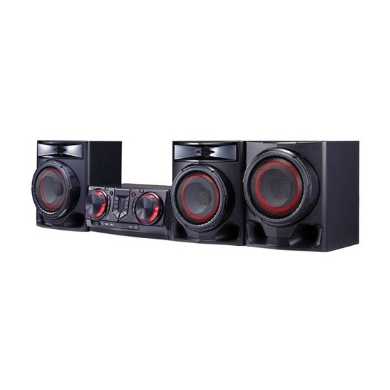 Минисистема LG CJ45 X-BOOM (с сабвуфером)