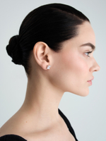 Серьги пусеты Square White