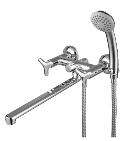 LEMARK plus SPIRIT  Смеситель универсальный с плоским изливом 300мм LM1951C