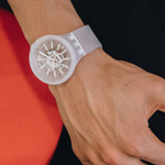 SWATCH Women's 47mm White Watch SO27E106
