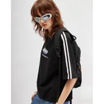 Футболка SoWhat? Logo укороченная черная