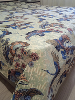 Покрывало гобеленовое Журавли евро (240х200)