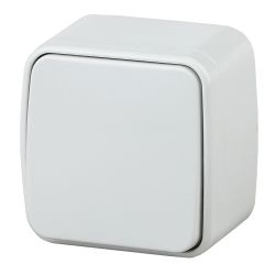 3-101-01 Intro Выключатель, 10А-250В, IP20, ОУ, Polo, белый | Intro Polo