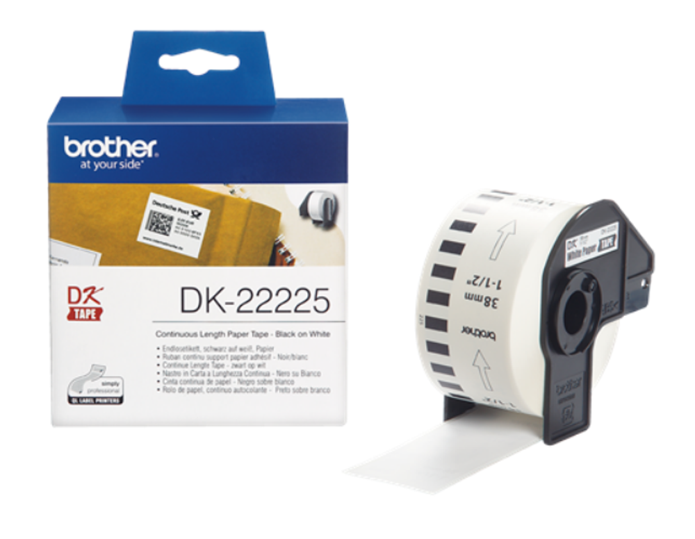 Наклейка ламинированная Brother DK22225