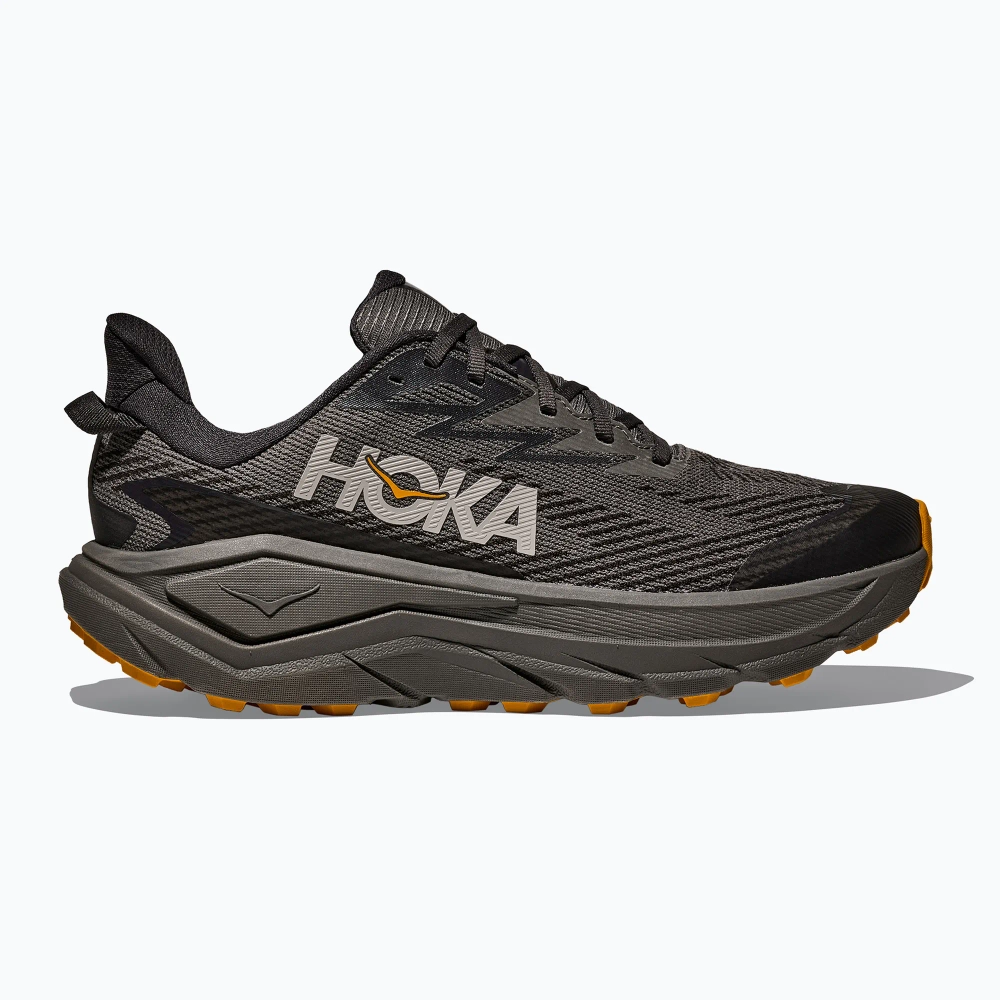 Кроссовки для бега HOKA Challenger 8 GTX asphalt grey/varsity yellow