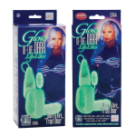 Люминесцентная вагина с виброэлементом (Цвет: зеленый)