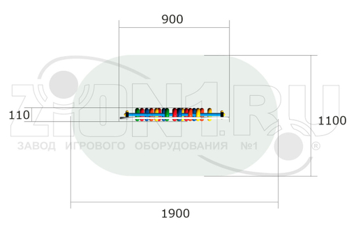 Игровая панель «Счеты-Обезьянка»