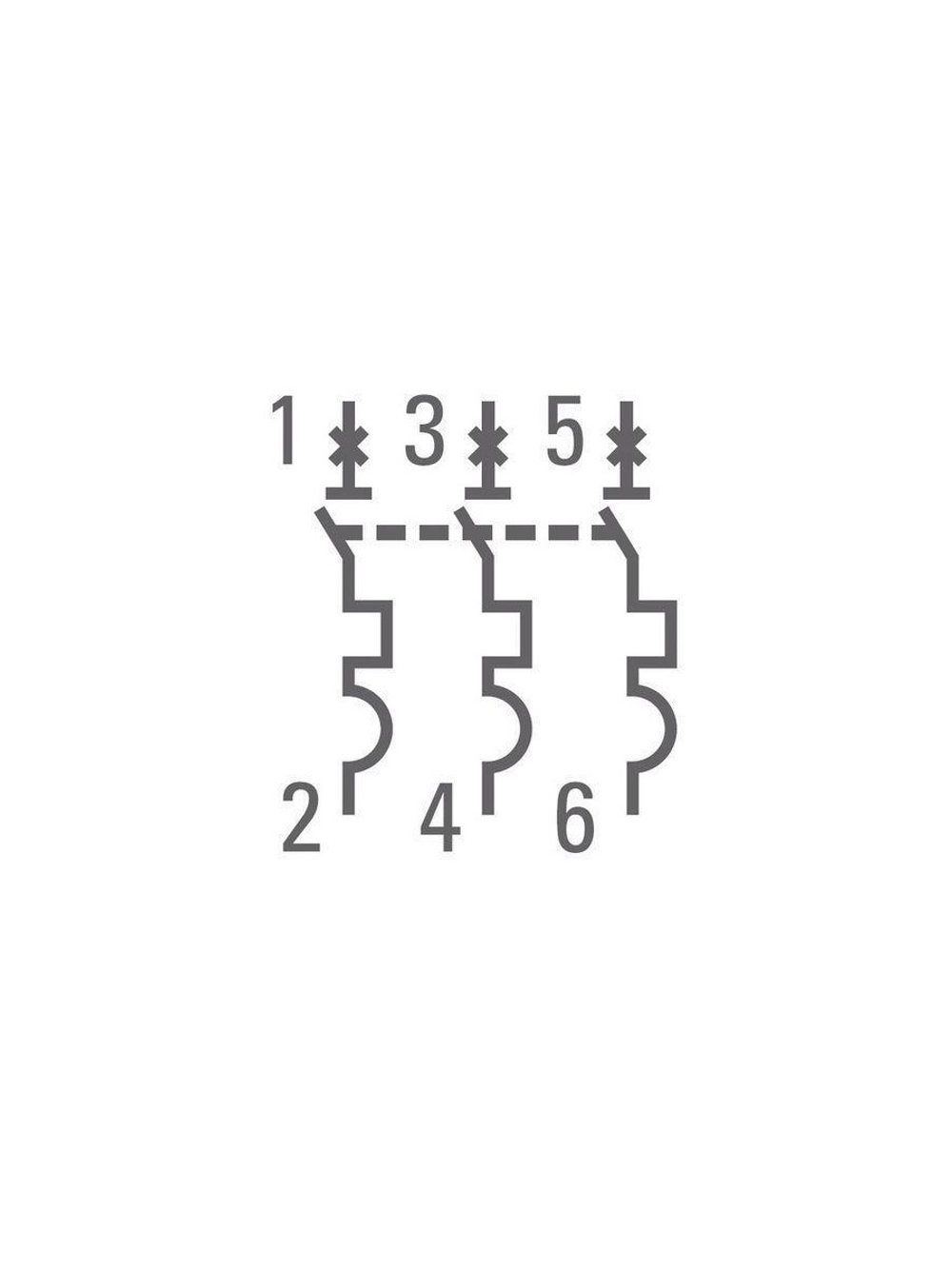 Выключатель автоматический модульный 3п C 2А 4.5кА ВА 47-63 PROxima EKF mcb4763-3-02C-pro