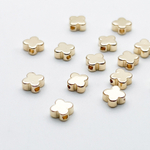 Бусина Клевер, цвет золото, размер 5,8 мм, цена за 1 шт