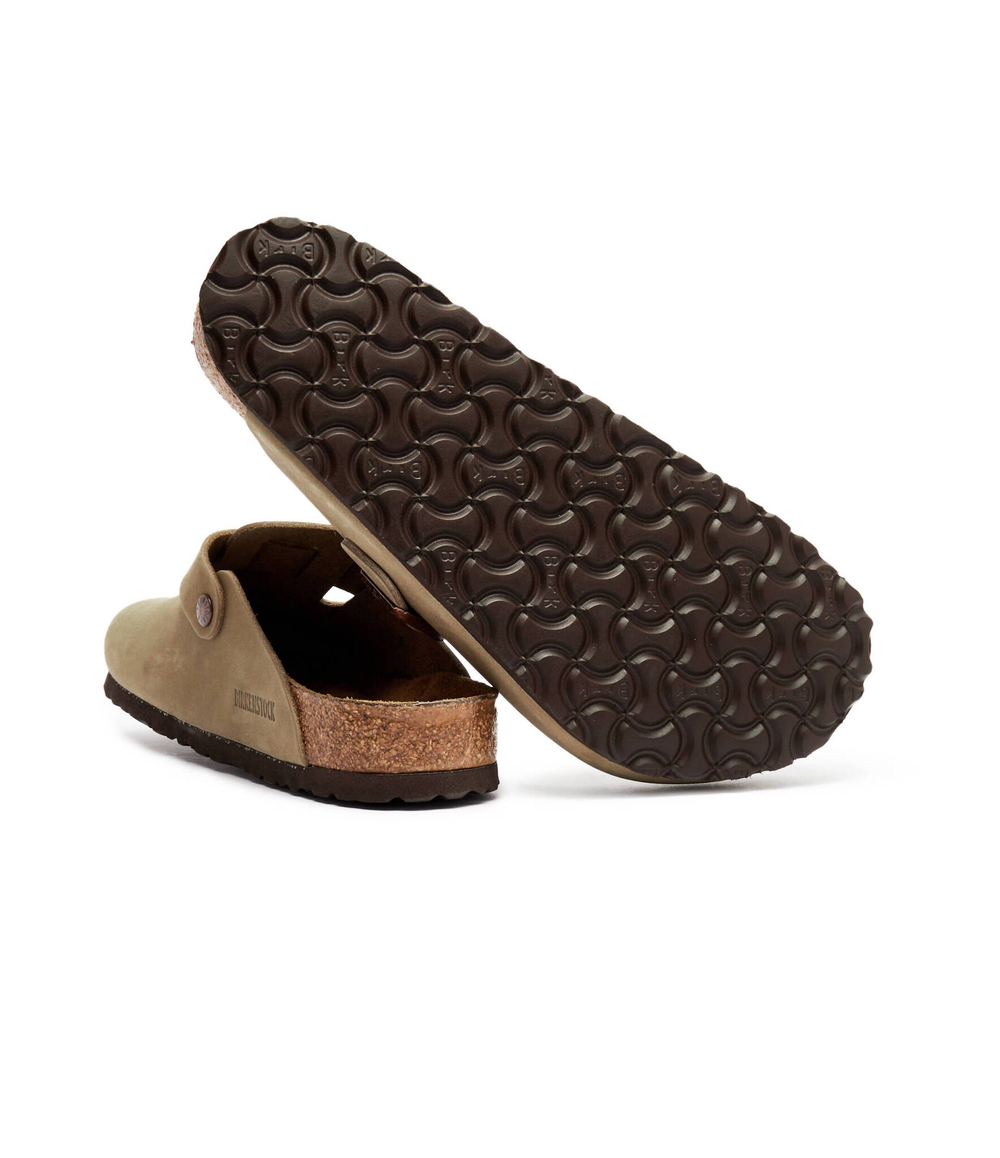 Кожаные мюли Birkenstock - бежевый(1018147)