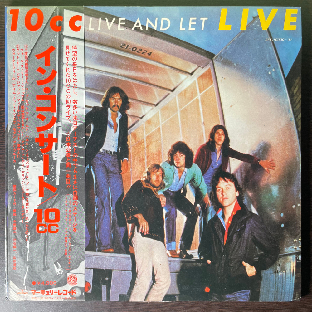 10cc ‎– Live And Let Live 2LP (Япония 1977г.)