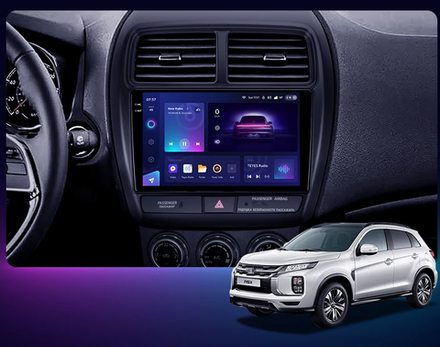 Магнитола для Mitsubishi ASX 2017+ - FarCar XXL3230M монитор 9.5" 2K QLED на Android 14, TS20, 8+256Гб, CarPlay, 4G SIM-слот