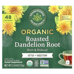 Traditional Medicinals, Органический травяной чай, обжаренный корень одуванчика, без кофеина, 48 чайных пакетиков, 72 г (2,53 унции)