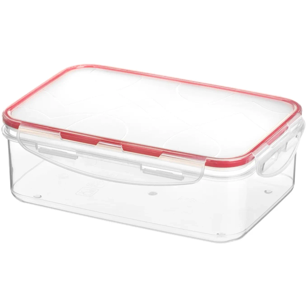 Контейнер для продуктов «Modena» прямоугольный 1,5л с защелками (бесцветный)