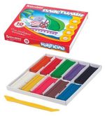 Пластилин классический BRAUBERG "АКАДЕМИЯ", 10 цветов, 200 г, со стеком, картонная упаковка, 103255