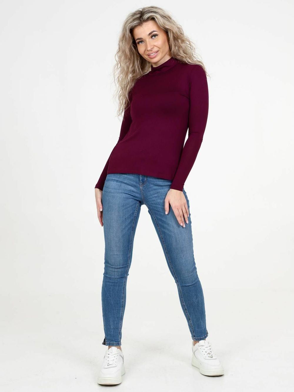 Марианна - водолазка бордовый Iv-capriz (Акция)