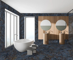 Глазурованный керамогранит Azul Metal 60x120 см 1.44 м² матовый цвет синий