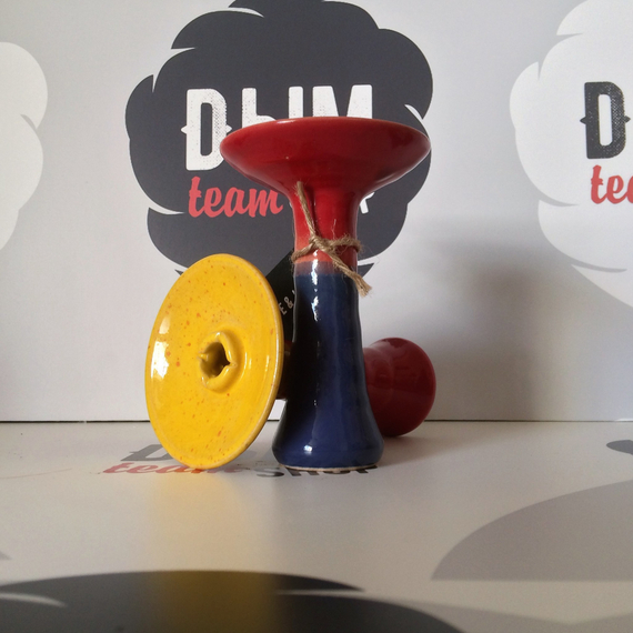 Чаша Harvik OLD SCHOOL (Красно-синяя)